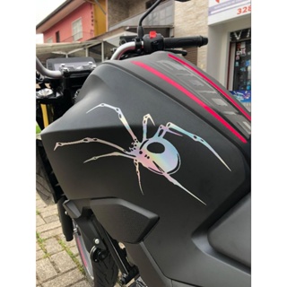 adesivo da aranha holográfico 244 para tanque de moto ou baú 59d em Oferta na Shopee