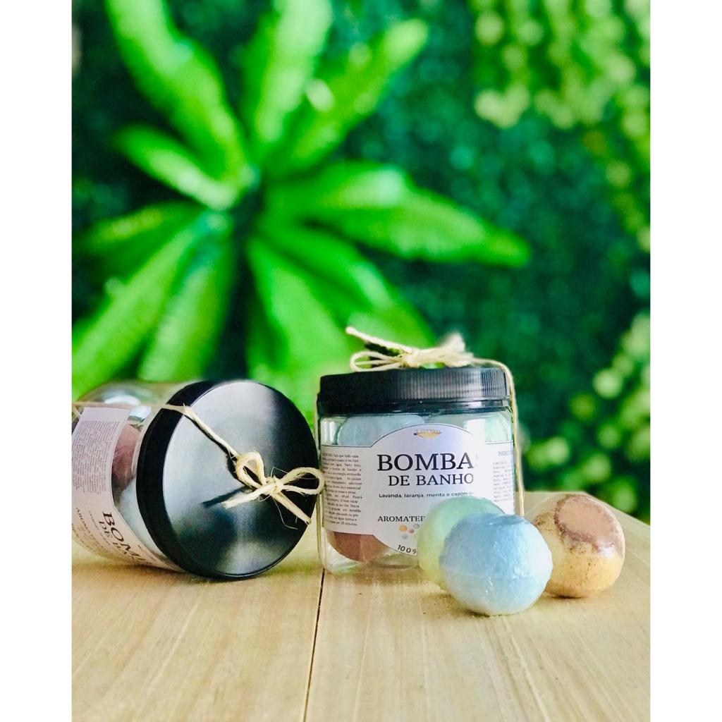 Esferas de banho - kit com pote reutilizável em Oferta na Shopee