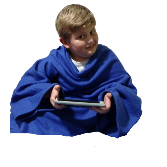 cobertor com mangas infantil