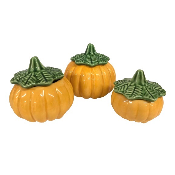 Pote Abobora Cerâmica Cozinha Amarelo em Oferta na Shopee