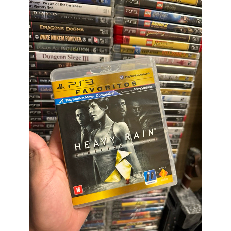 Jogo Heavy Rain: Director's Cut - PS3 - Mídia Física Original
