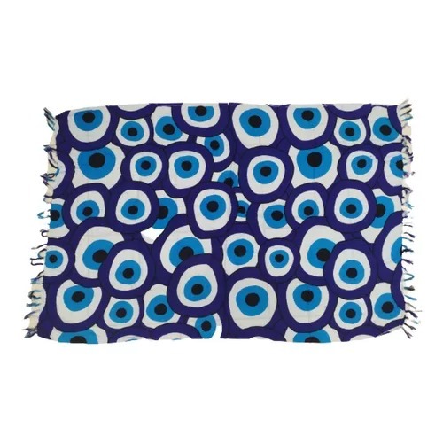 Canga Praia Mandala Floral Olho Grego Saída Moda Verão Beach Bali