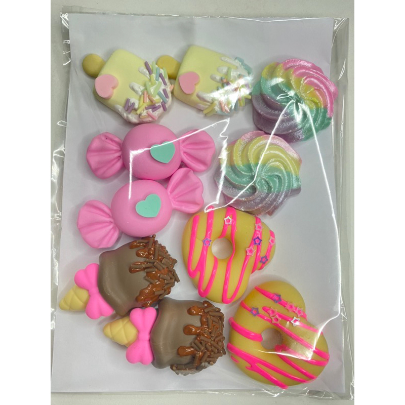 Kit Doces em biscuit (10 UNIDADES) Docinhos para laço