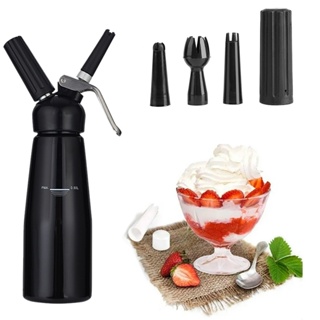 De Garrafa Chantilly Sifão Profissional 500ml 3 Bicos em Oferta na Shopee