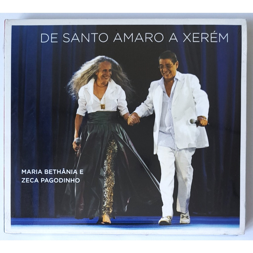Cd Duplo Maria Bethânia - Zeca Pagodinho - De Santo Amaro A Xerém - Lacrado