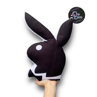 Almofada 3D coelho preto em Oferta na Shopee