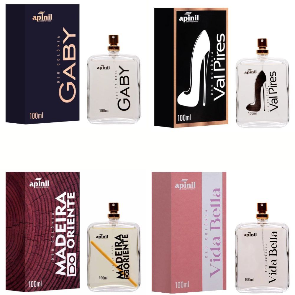 Perfume Deo Colônia 100ml Apinil em Oferta na Shopee
