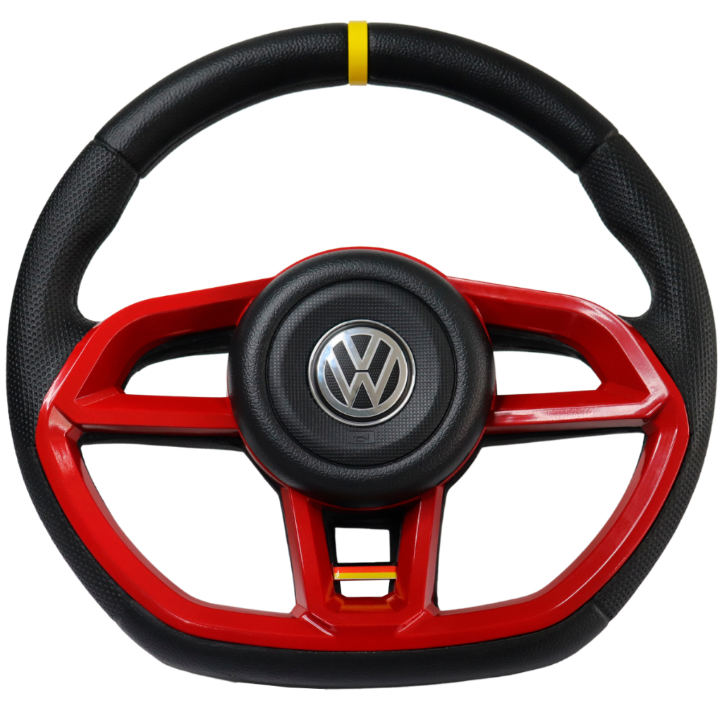 Volante Vermelho Golf Gol Parati Saveiro G1 G2 G3 G4 G5 G6 Cordoba