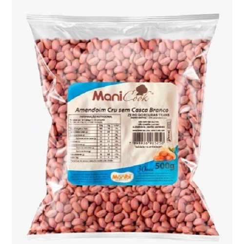 Amendoim Cru Sem Casca Branco Graúdo Runner Premium 500g em Oferta na Shopee