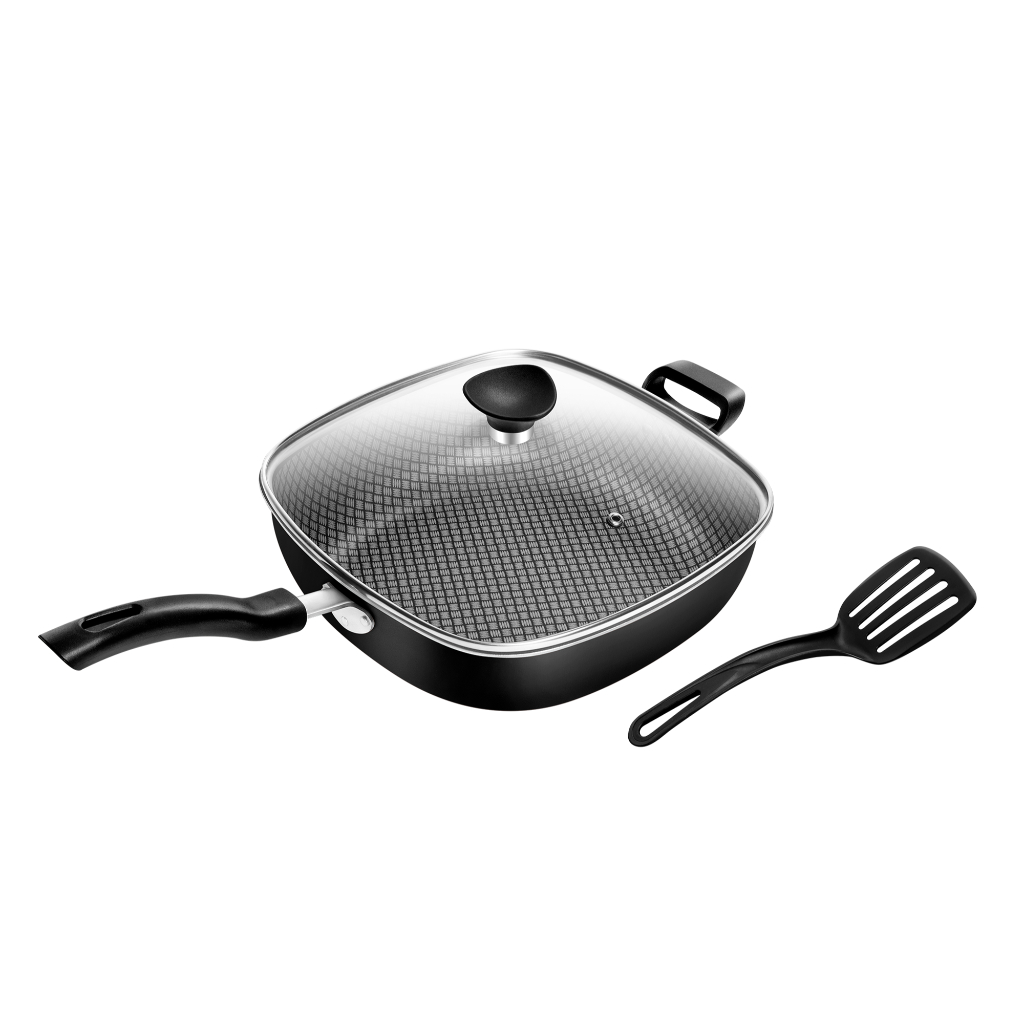 Frigideira Wok Patolux N°29 Antiaderente Preto