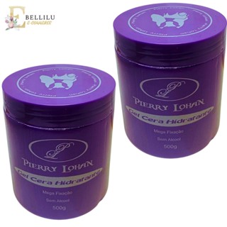 Kit 02 Gel Cera Hidratante 500g Pierry Lohan Pronta Entrega em Oferta na Shopee