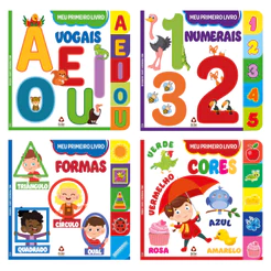 Coleção Meu Primeiro Livro - Kit com 4 Livros