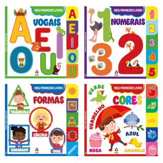 Coleção Meu Primeiro Livro -  Kit com 4 Livros em Oferta na Shopee