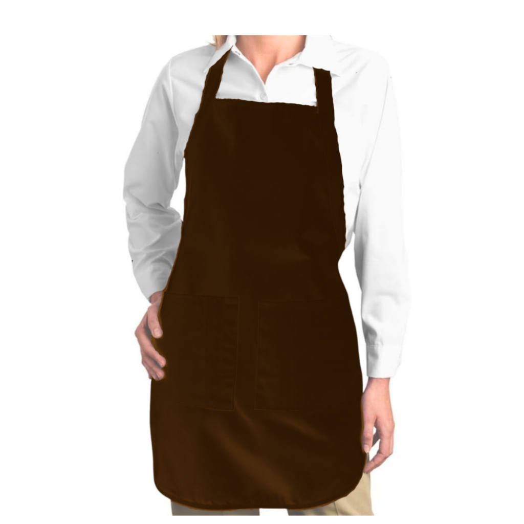 Kit 2 Aventais Avental 2 Bolsos Tecido Oxford Preto Branco Cozinha Hamburgueria Chef Restaurante