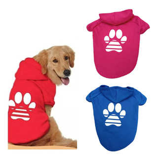 Casaco Moletom Cachorro Roupa de Frio Inverno Blusa Com Capuz Para e Pet Cães Pequeno Médio e Grande em Oferta na Shopee