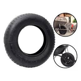 Kit Pneu + Câmara Para Carrinho de Mão/Carriola  3,25 x 8" Fertak Cod. 5901KIT