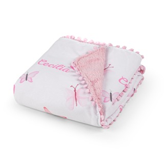 Manta para Bebê personalizada envio imediato em Oferta na Shopee