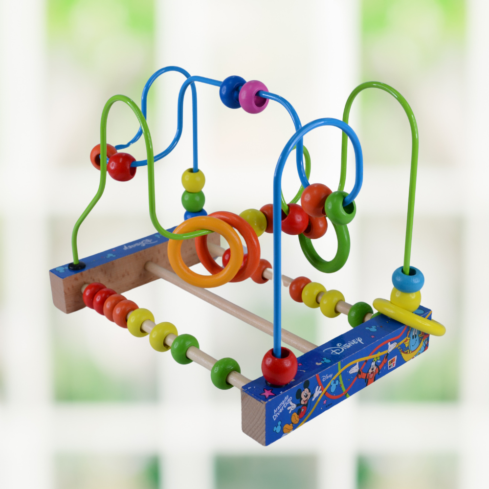 Brinquedo Pedagógico Aramado Disney Grande Montanha Russa  Educativo Colorido Método Montessori em Oferta na Shopee