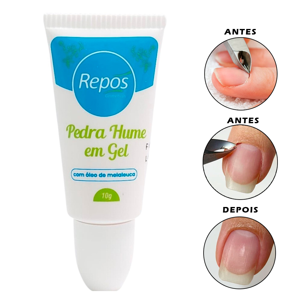 Pedra Hume Em Gel C/óleo De Melaleuca Repos - Efeito Imediato