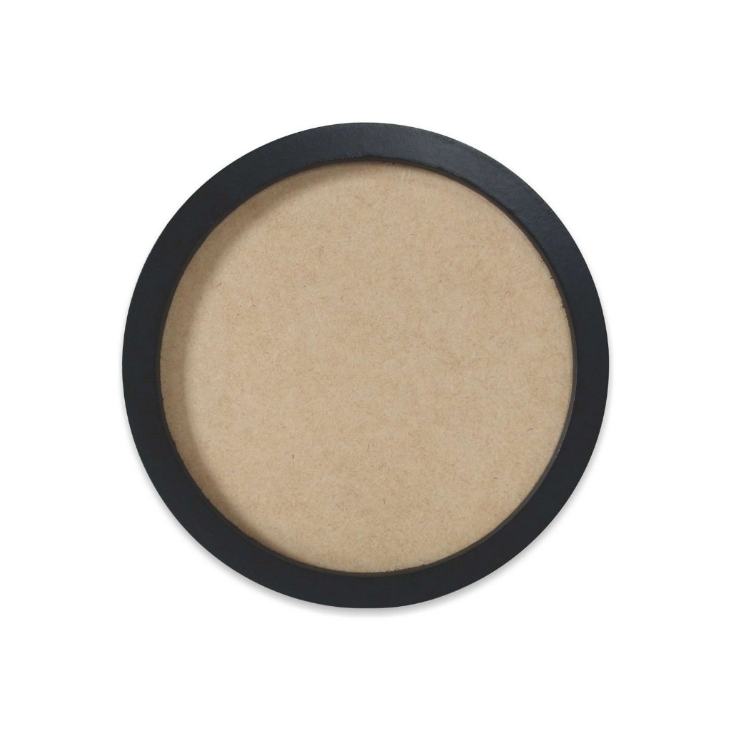 Moldura Redonda Lisa 60cm  com Fundo 50cm Pintada em Oferta na Shopee