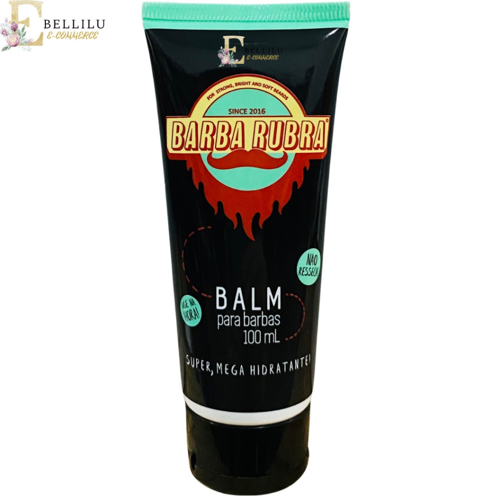 1 Balm Para Barba 100ml Barba Rubra, Hidrata e Perfuma