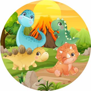 Painel Sublimado Dino Baby - Varios Temas em Oferta na Shopee
