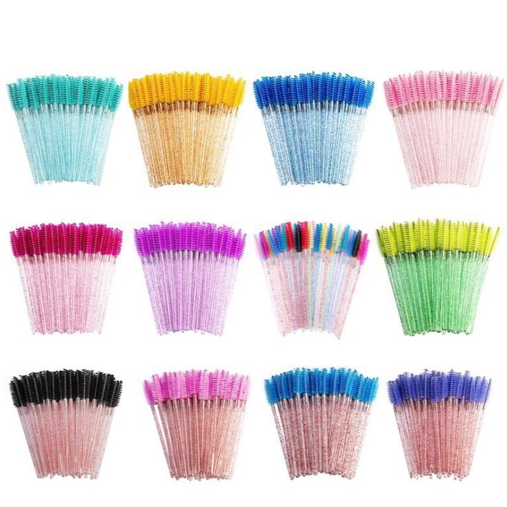 Escovinhas glitter Descartáveis Para Cílios e Sobrancelhas em Oferta na Shopee