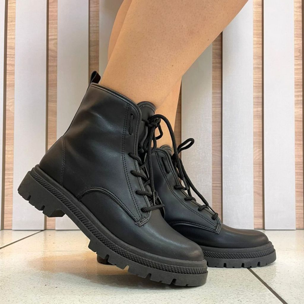 Bota Tratorada Moleca Feminino Coturno Salto 5344.101