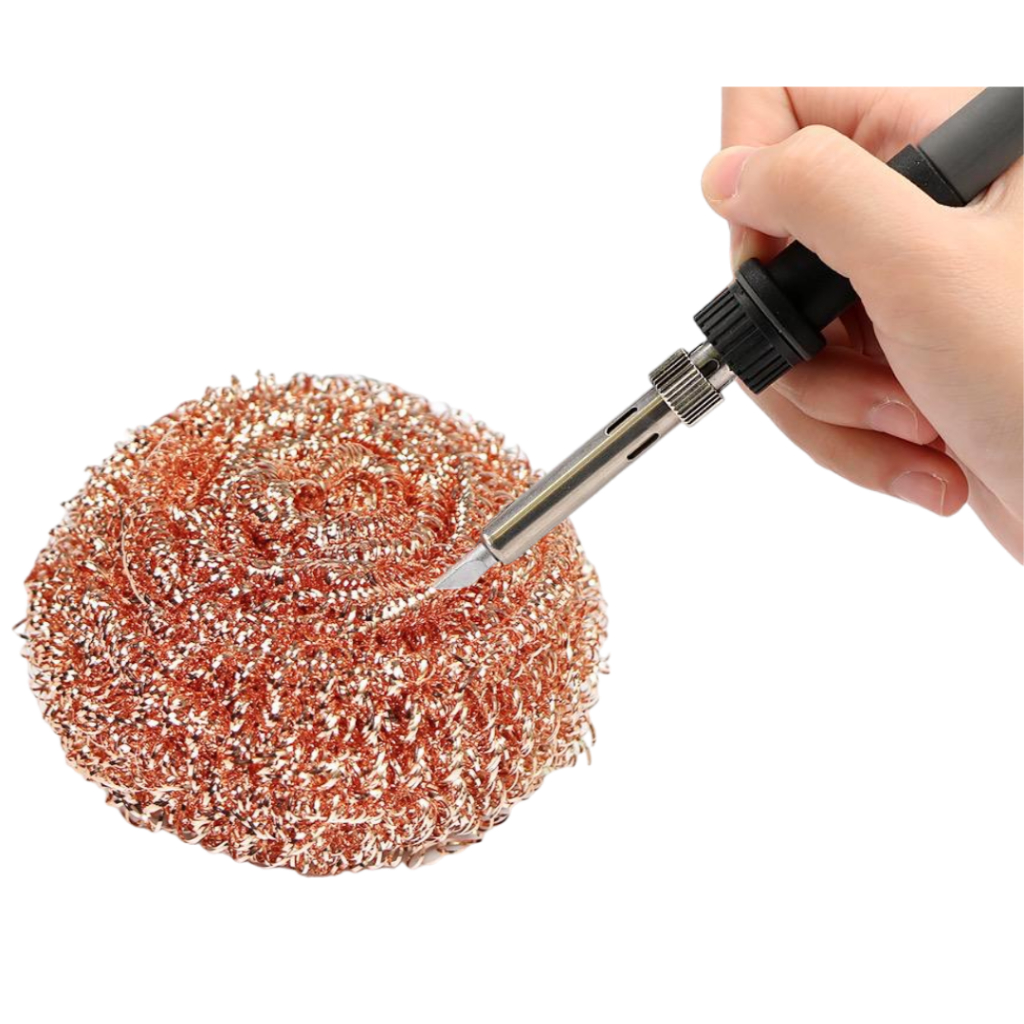 Esponja Metálica Para Limpar Ponta De Ferro Solda em Oferta na Shopee