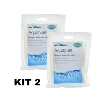 KIT 2 AQUAPURE FILTRAGEM QUÍMICA PARA AQUÁRIOS em Oferta na Shopee