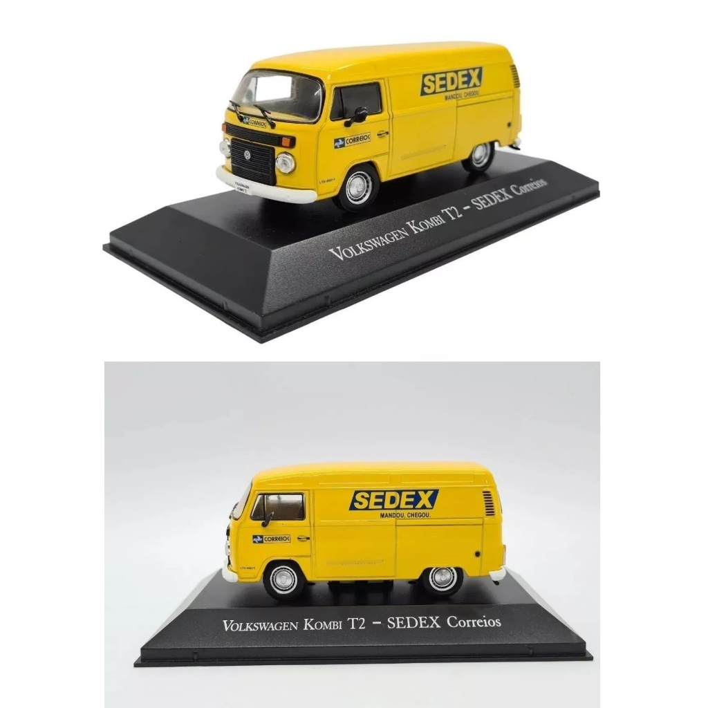 MINIATURA - ESCALA 1:43 - VEÍCULOS DE SERVIÇO DO BRASIL - KOMBI T2 SEDEX