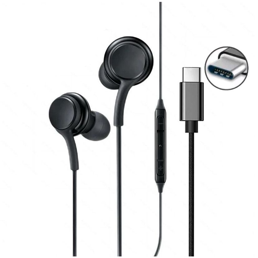 Fone de ouvido Tipo C Original Com Microfone S20 FE S21 Plus S21+ S22 Ultra S23 ultra S24 A34 A53 A54 A73 M52 M53 M54