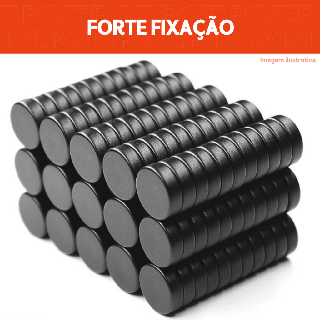 Imagem Imã - Kit C/ 100 - Diversos Tamanhos Mazzal