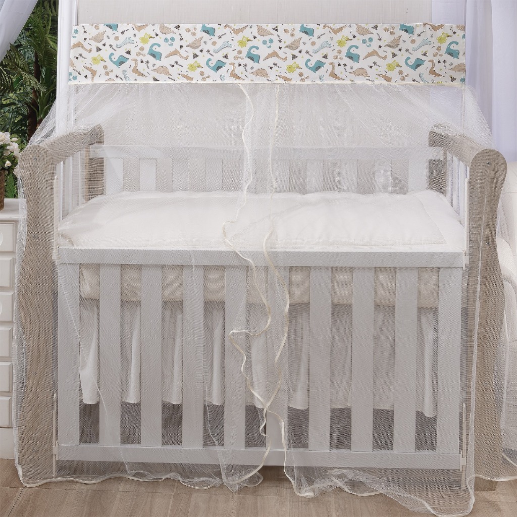 MOSQUITEIRO PARA BERÇO BEBÊ DINOSSAURO MENINO NEUTRO