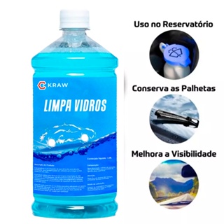 Limpa Vidros Automotivos e Domestico Limpador Parabrisa Carro e vidros em Geral 1,8 Litros em Oferta na Shopee