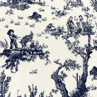 Tecido Jacquard Estampado Toile de Jouy Para Decoração 1m X 2,80m em Oferta na Shopee