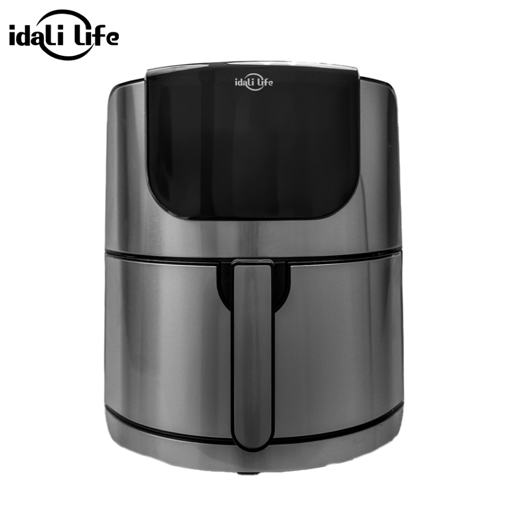 Fritadeira Elétrica sem Óleo 5L Air Fryer Digital Touch 1400Watts Preto 127V/220V Idali Li...