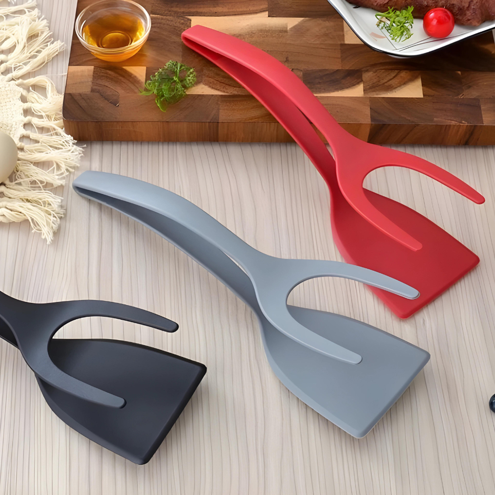 Espátula De Nylon Multiuso Com Pegador Para Ovos Bife Tapioca Panqueca