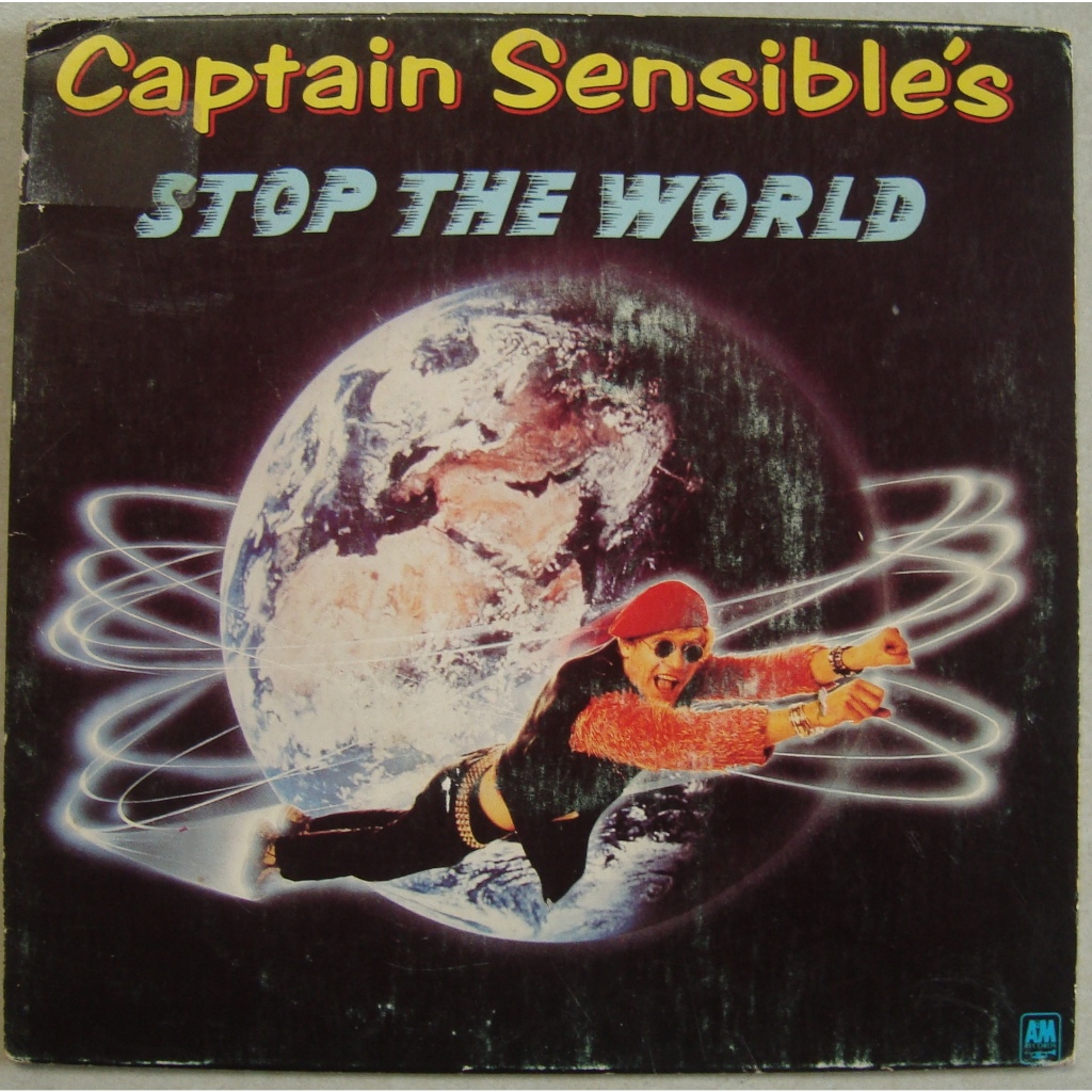 Captain Sensible 1983 Stop The World, Vinil Compacto 7 Polegadas