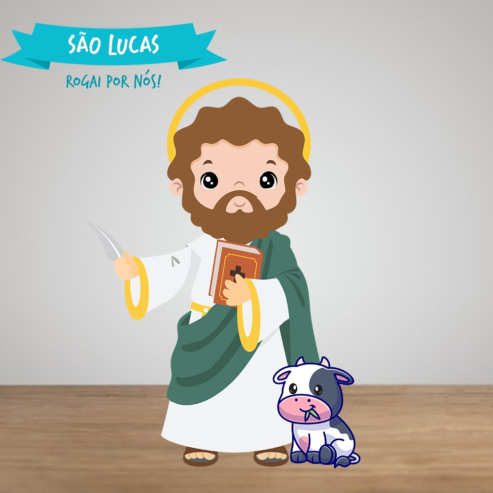Almofada Naninha São Lucas Evangelista