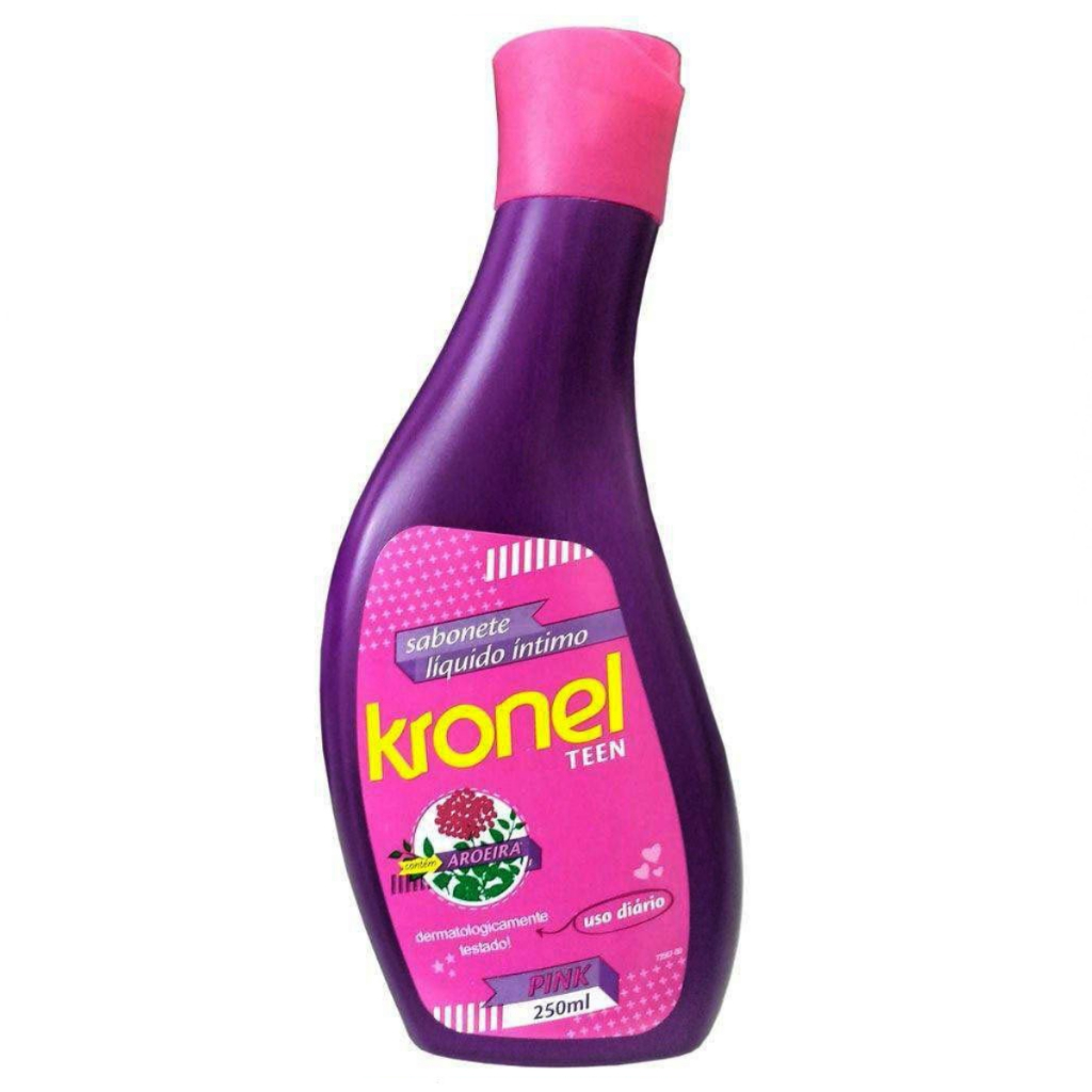 Sabonete Líquido Íntimo Kronel Teen Pink 250ml