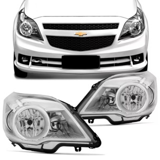 Farol Dianteiro Agile Montana 2009 a 2014 Foco Duplo