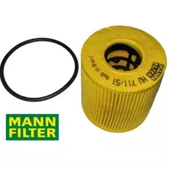 Filtro Oleo Peugeot 206 207 208 307 407 Hoggar Partner HU71151X MANN FILTER