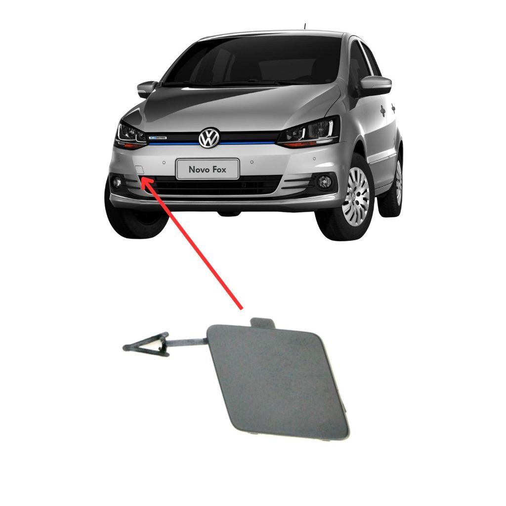 Tampa Reboque Parachoque Dianteiro Fox Spacefox 2015 A 2021 Original VW em Oferta na Shopee