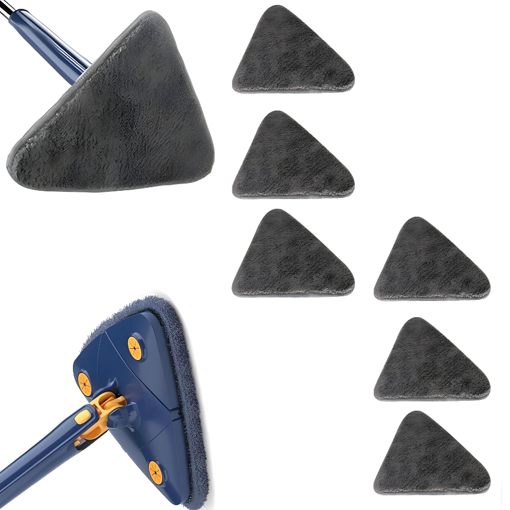 Panos Refil de Microfibra Para Mop Esfregão de Limpeza 360 Triangular Giratório