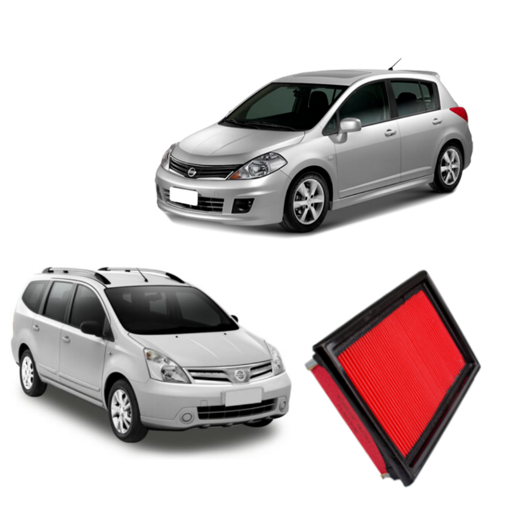 Filtro Ar Do Motor Nissan Livina Tiida 1.8 16v Após 2009