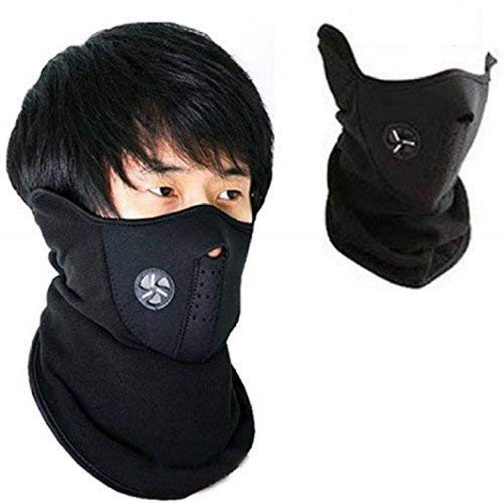 Máscara Facial Balaclava de Neoprene Contra Poeira Anti-poluição Máscara de Bicicleta Motocicleta em Oferta na Shopee