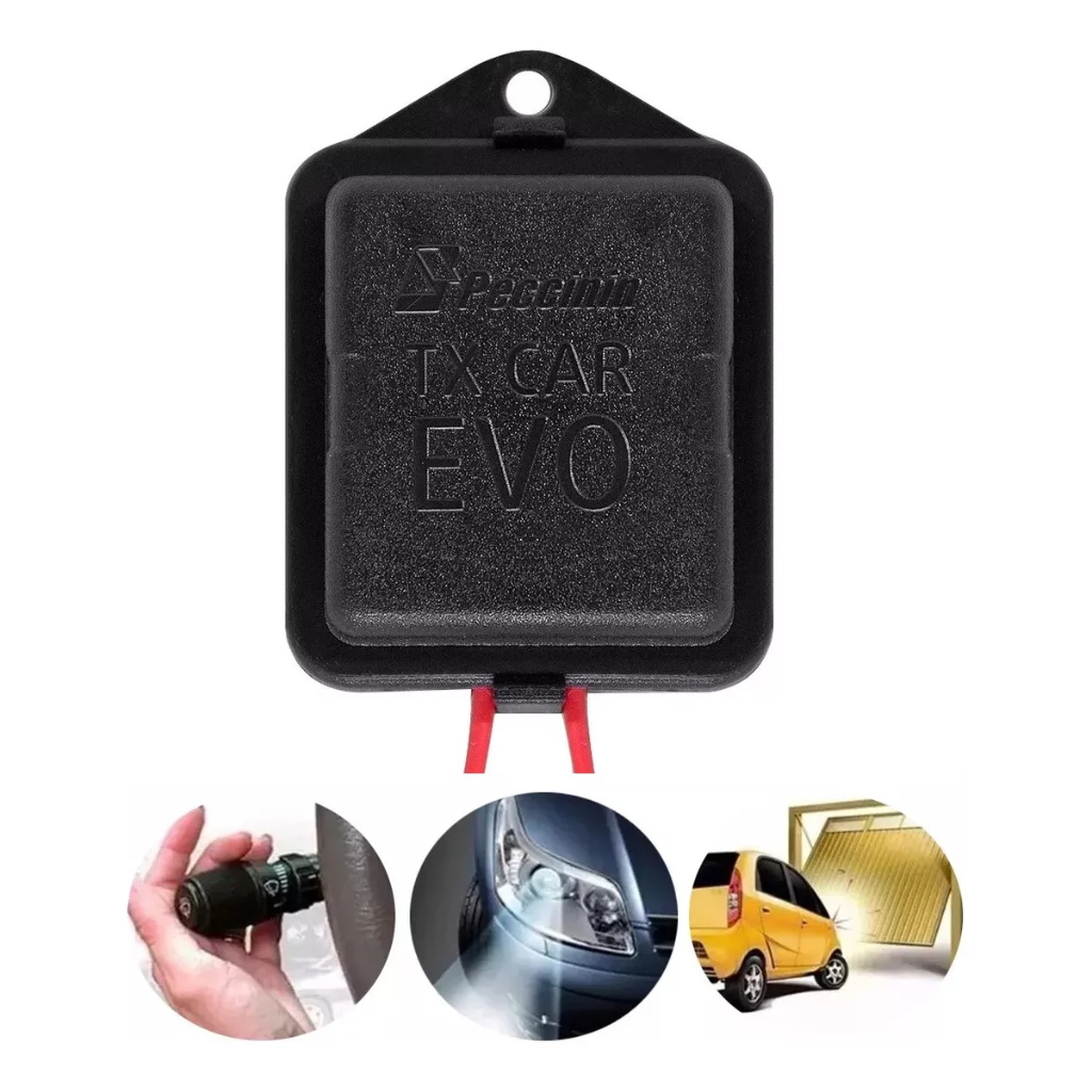 Controle Remoto Tx Car Peccinin Aciona Com Farol Alto