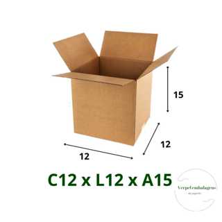 Verpel Embalagens 25 Caixas de papelão 12x12x15 Sedex Correios e-commerce em Oferta na Shopee