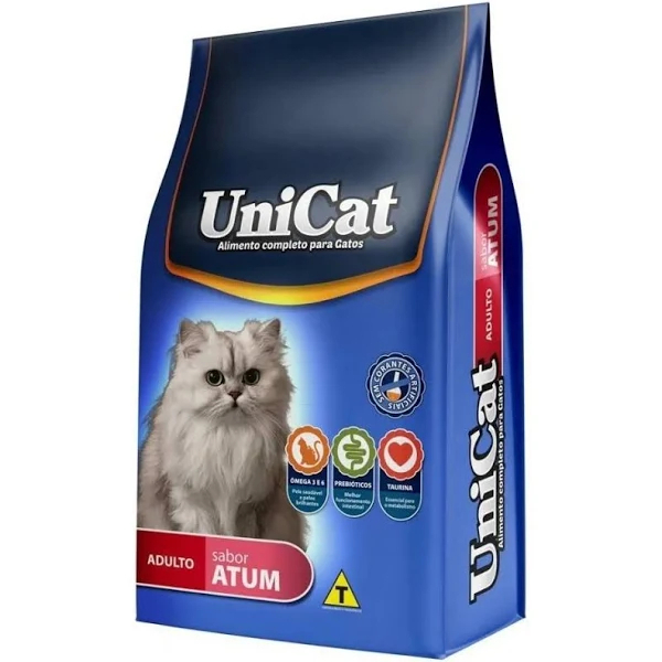 Ração Para Gatos Unicat Sabor: Atum 10,1Kg Sem Corantes Artificiais PRODUTO ORIGINAL LACRADO em Oferta na Shopee